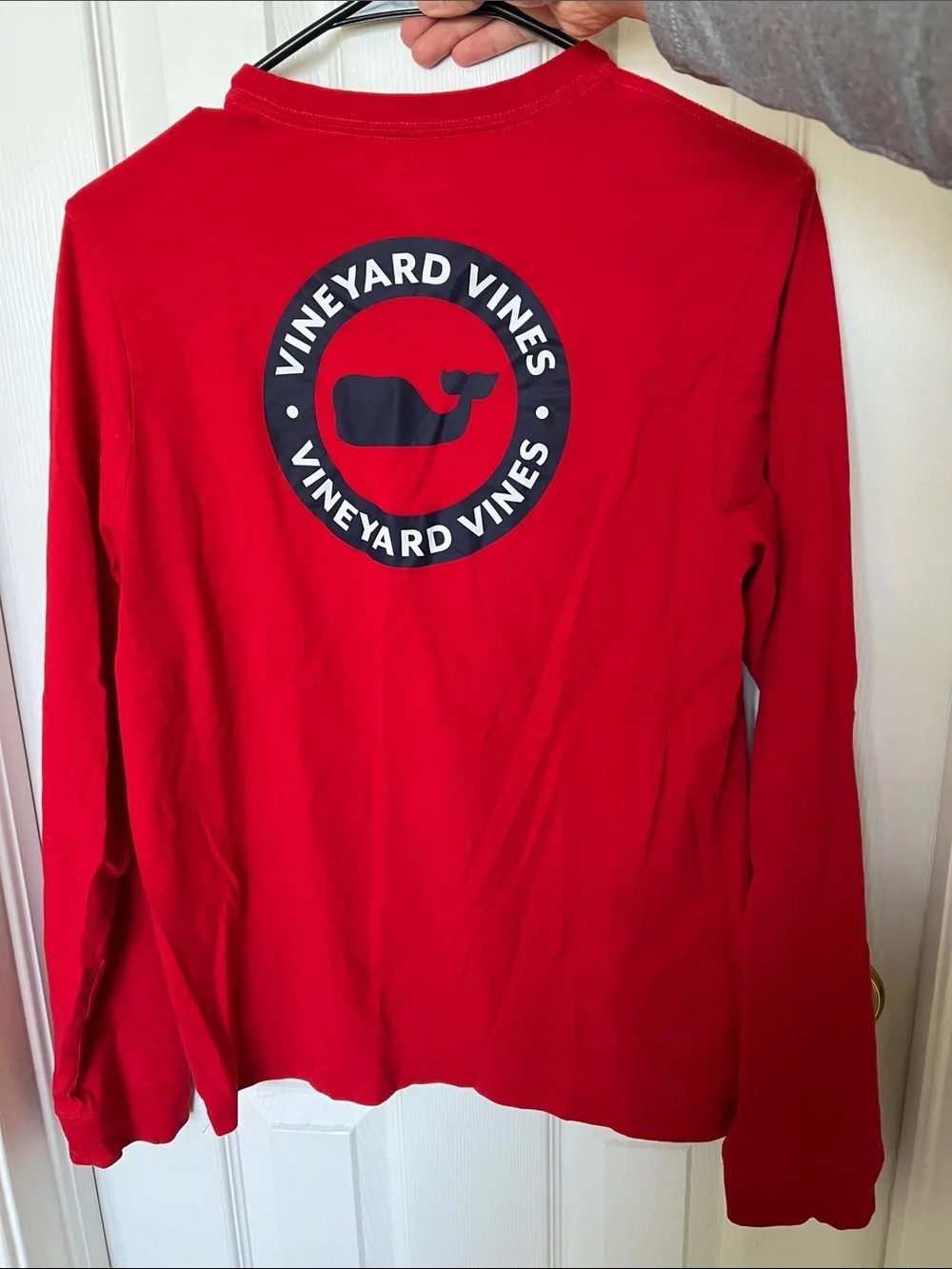 Kids Long-Sleeve Crewneck Shirt - Red